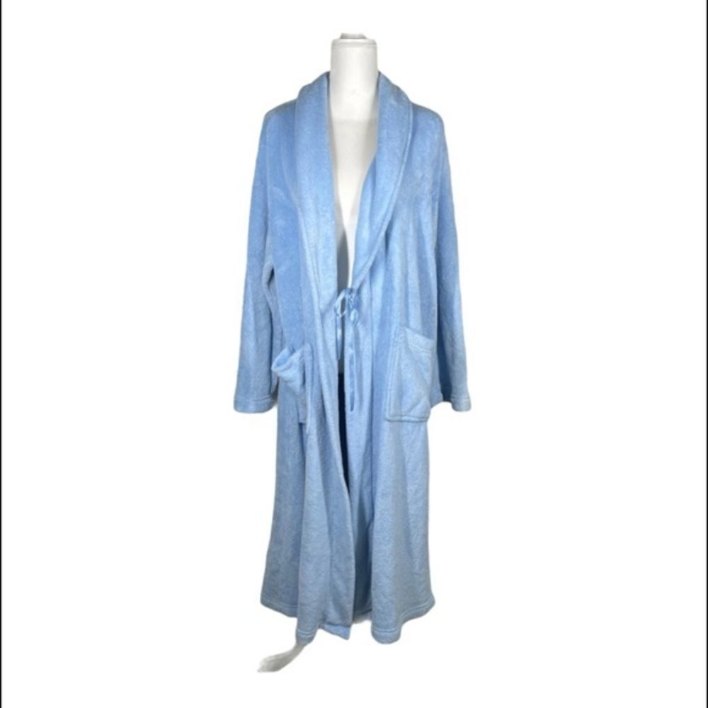 Adonna Oversized Blue Cozy Robe‎